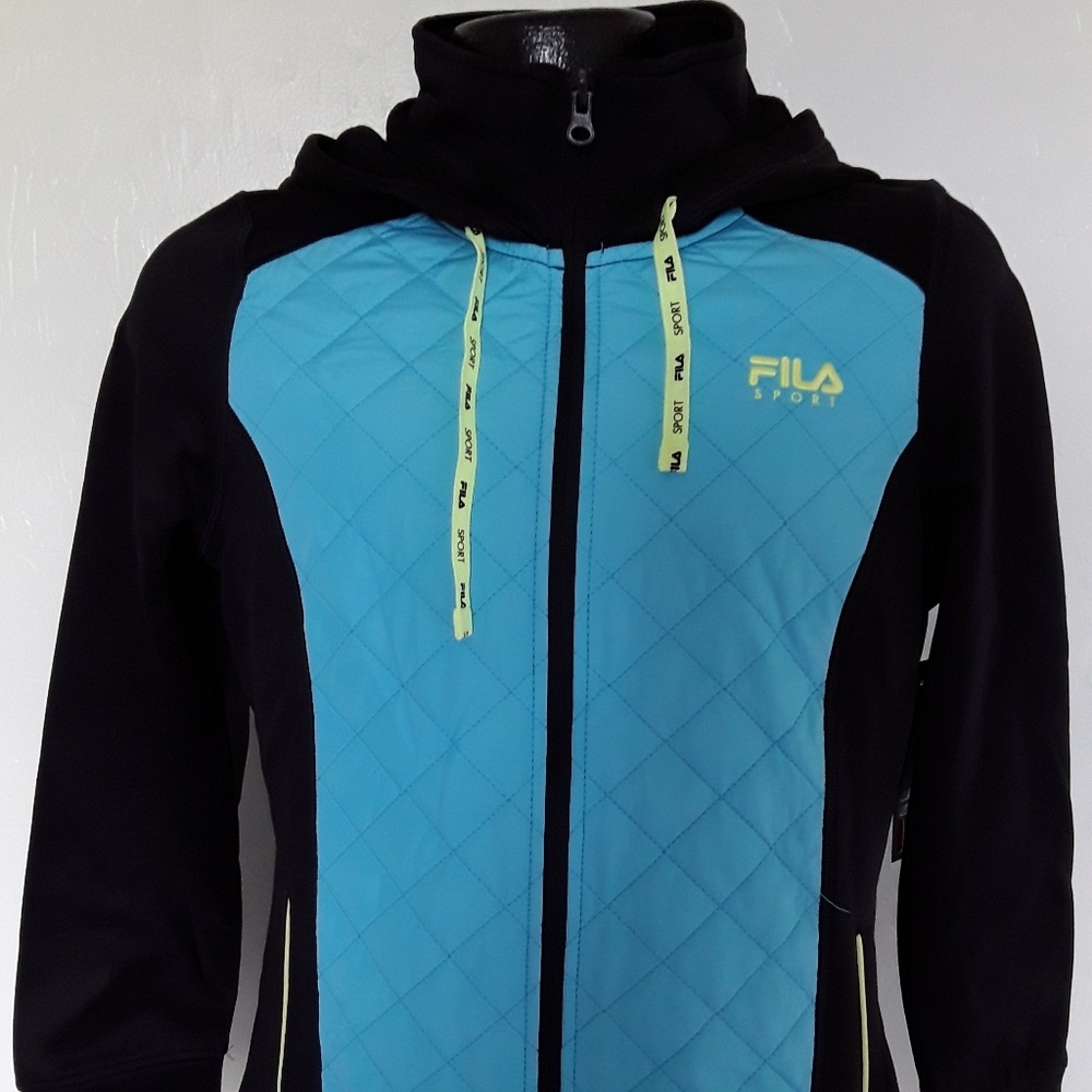 Fila sport women full zipper hoodie jacket size M